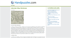 Desktop Screenshot of handpuzzles.com